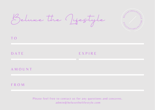 Beluxe Gift Card