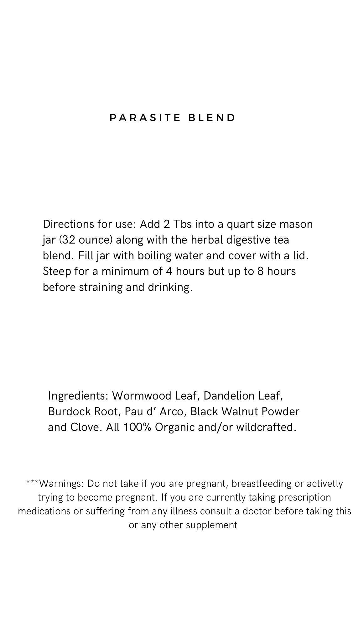 Parasite Cleanse Bundle